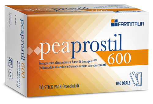 PEAPROSTIL 600 16 STICK PACK OROSOLUBILI - farmavitality.it