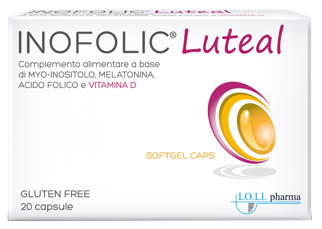 Inofolic Luteal 20 Capsule Molli Integratore per Gravidanza - farmavitality.it