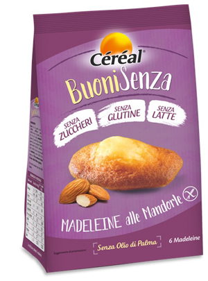 CEREAL BUONISENZA MADELEINE ALLE MANDORLE 180 G - farmavitality.it