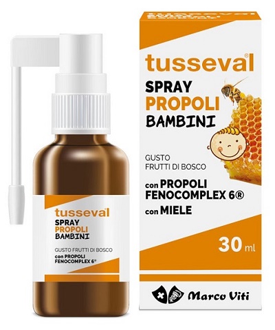 TUSSEVAL GOLA PROPOLI SPRAY PER BAMBINI 30 ML - farmavitality.it