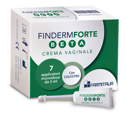 Farmitalia Finderm Forte Beta Crema Vaginale 7 applicatori monodose - farmavitality.it