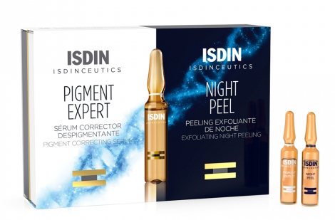 ISDINCEUTICS ROUTINE ANTIMACCHIE ISDINCEUTICS PIGMENT EXPERT 10 FIALE GIORNO + ISDINCEUTICS NIGHT PEEL 10 FIALE NOTTE - farmavitality.it