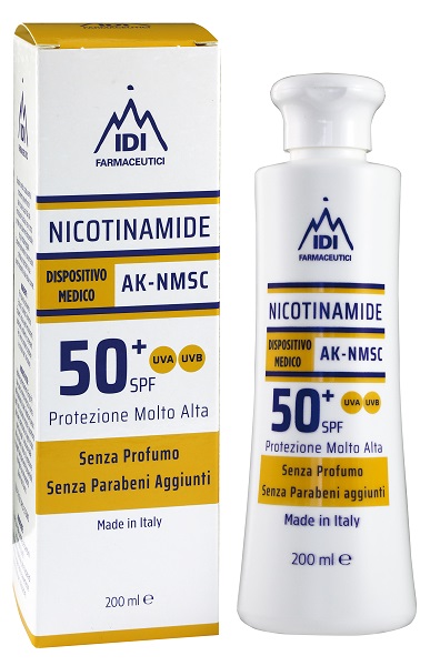 NICOTINAMIDE AK-NMSC 50+SPF PROTEZIONE MOLTO ALTA 200 ML - farmavitality.it