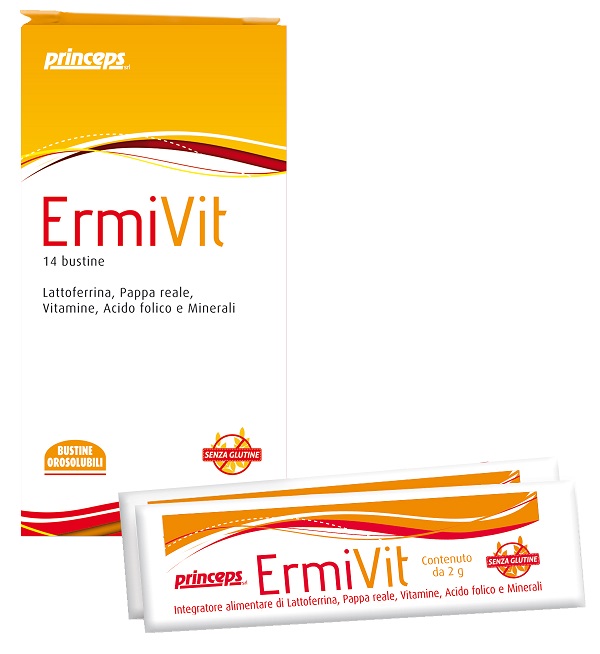 Ermivit Integratore per il sistema immunitario 14 stick pack - farmavitality.it