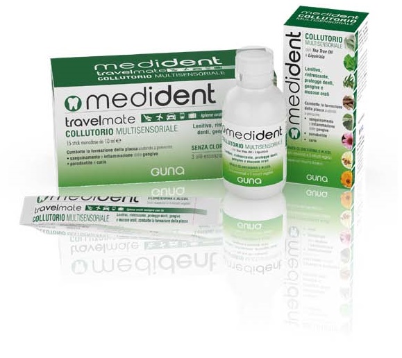 MEDIDENT TRAVELMATE COLLUTORIO MULTISENSORIALE 15 STICK DA 10 ML - farmavitality.it