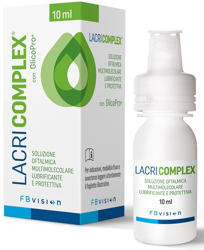 Lacricomplex Soluzione Oftalmica multimolecolare lubrificante e protettiva 10 ml - farmavitality.it