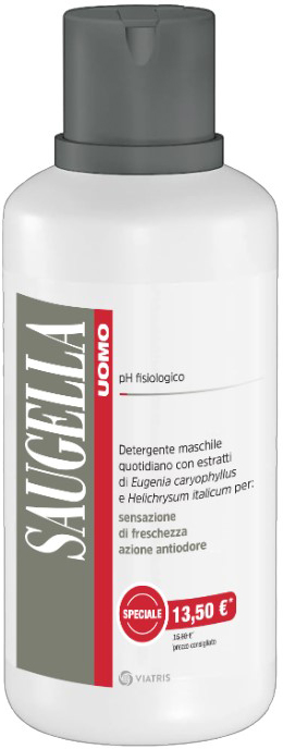 Saugella Uomo Detergente 500ml - farmavitality.it