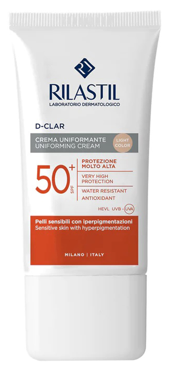 RILASTIL SUN SYSTEM D-CLAR LIGHT SPF50+ 40 ML - farmavitality.it