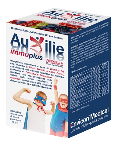 AUXILIE IMMUPLUS JUNIOR SOLUBILE 30 BUSTINE - farmavitality.it