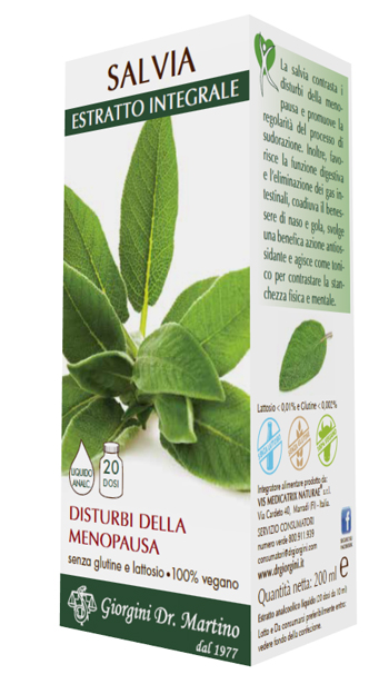 SALVIA ESTRATTO INTEGRALE 200 ML - farmavitality.it