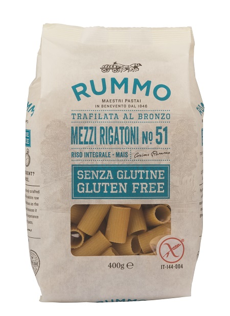 RUMMO MEZZI RIGATONI N51 DI RISO INTEGRALE E MAIS 400 G - farmavitality.it