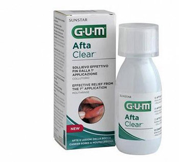GUM AFTACLEAR RINSE 120 ML COLLUTORIO - farmavitality.it