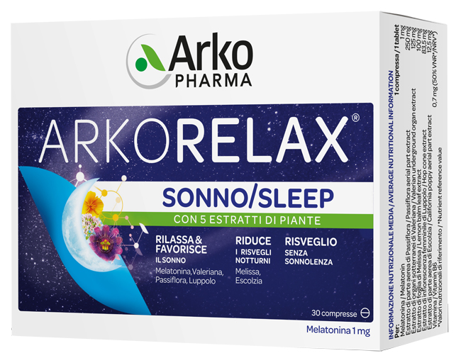 ARKORELAX SONNO 30 COMPRESSE - farmavitality.it