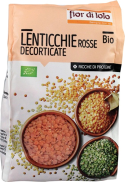 LENTICCHIE PICCOLE ROSSE DECORTICATE BIO 400 G - farmavitality.it