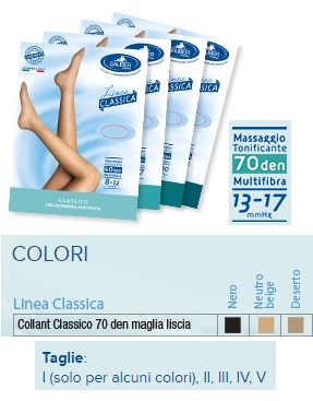 SAUBER COLLANT 70 DENARI MAGLIA LISCIA N BEIG 4 LINEA CLASSICA - farmavitality.it
