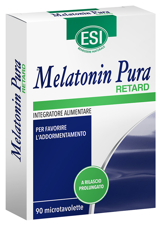ESI MELATONIN PURA RETARD 90 MICROTAVOLETTE - farmavitality.it