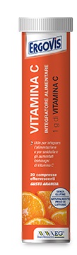 ERGOVIS VIT C 1000MG 20 COMPRESSE EFFERVESCENTI - farmavitality.it