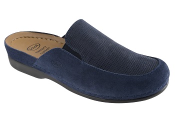 CALZATURA OLARA SUEDE + SYNTHETIC PRINTED WOMENS NAVY BLUE MEMORY CUSHION COMFORT PLUS 41 AW16 - farmavitality.it