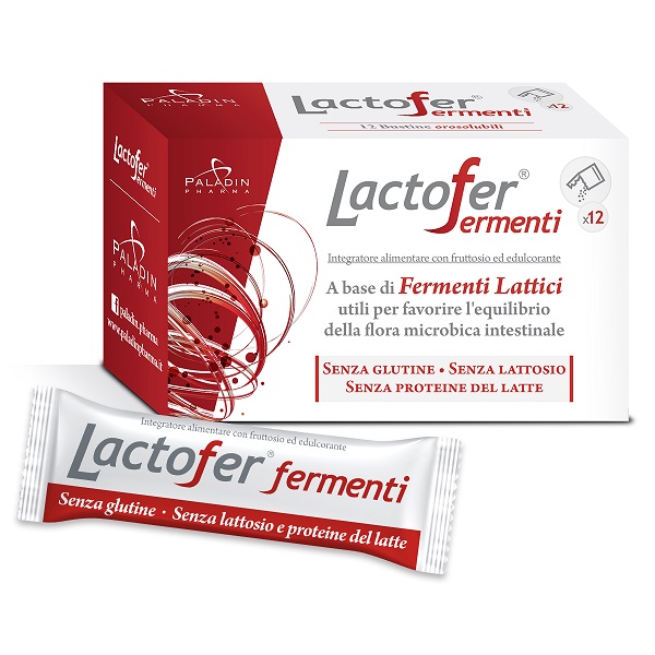 LACTOFER FERMENTI 12 BUSTINE OROSOLUBILI - farmavitality.it