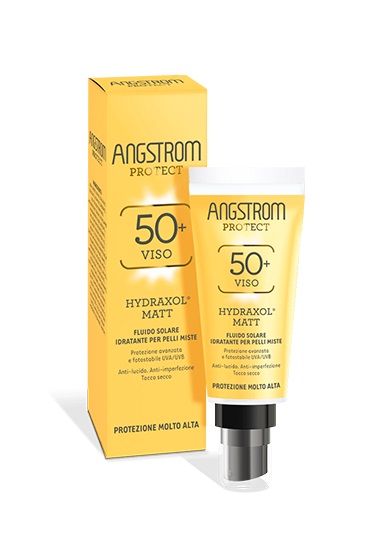 ANGSTROM PROTECT HYDRAXOL MATT FLUIDO SOLARE ULTRA PROTEZIONE 50+ 40 ML - farmavitality.it