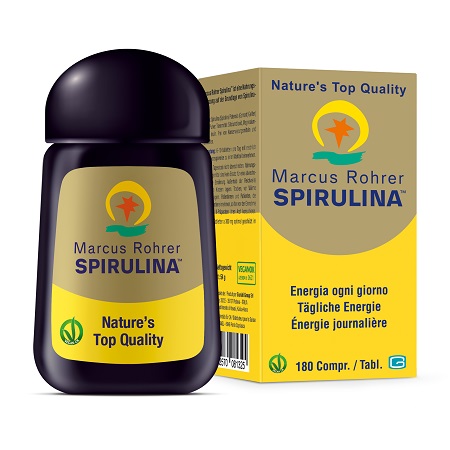 SPIRULINA MARCUS ROHRER RICARICA 180 COMPRESSE - farmavitality.it
