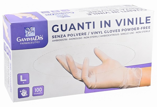 GUANTI VINILE SENZA POLVERE LARGE 100 PEZZI - farmavitality.it