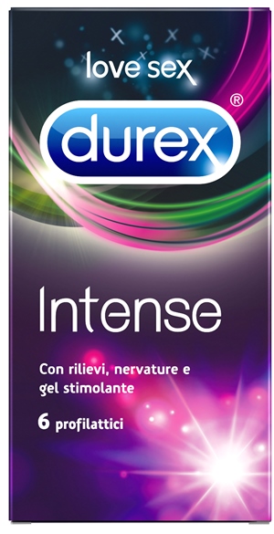 DUREX INTENSE ORGASMIC CONDOM 6 PEZZI - farmavitality.it