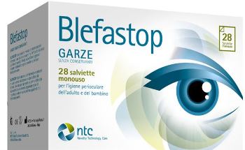 BLEFASTOP GARZA CON HY-TER IN COTONE PIEGATA CON FILO DI BARIO 28 PEZZI - farmavitality.it