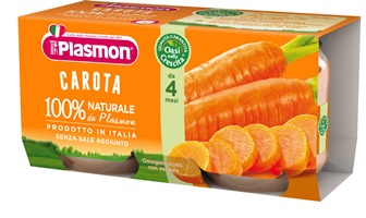PLASMON OMOGENEIZZATO CAROTA 2 X 80 G - farmavitality.it