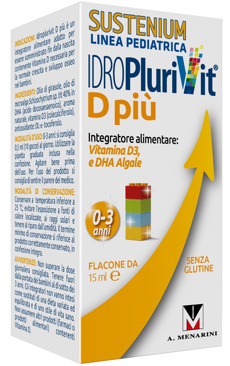 IDROPLURIVIT D+ SUSTENIUM 15 ML - farmavitality.it