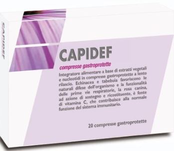 CAPIDEF 20 COMPRESSE GASTROPROTETTE - farmavitality.it