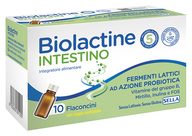 BIOLACTINE INTESTINO 5MLD 10 FLACONCINI 9 ML - farmavitality.it