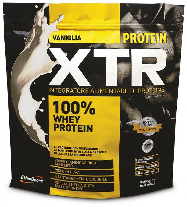 ETHICSPORT PROTEIN XTR VANIGLIA POLVERE 500 G - farmavitality.it