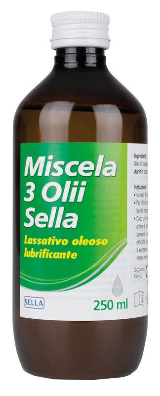 MISCELA 3 OLI LASSATIVO MD SELLA 250 ML - farmavitality.it