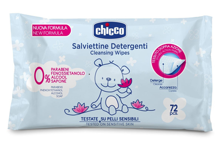 CHICCO COSMESI SALVIETT 72 PEZZI SENZA PLAQ - farmavitality.it