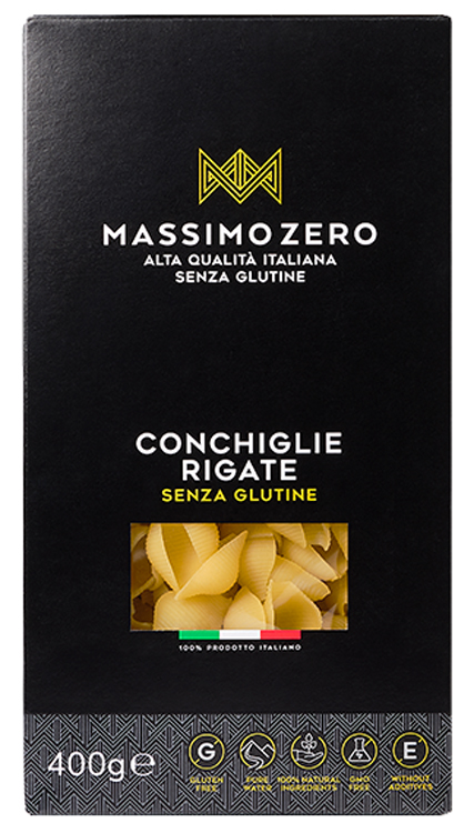 MASSIMO ZERO CONCHIGLIE RIGATE 400 G - farmavitality.it