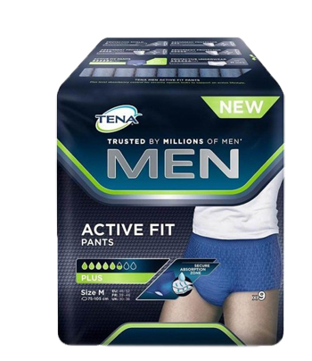PULL UP UOMO TENA MEN PANTS ACTIVE FIT M 9 PEZZI - farmavitality.it