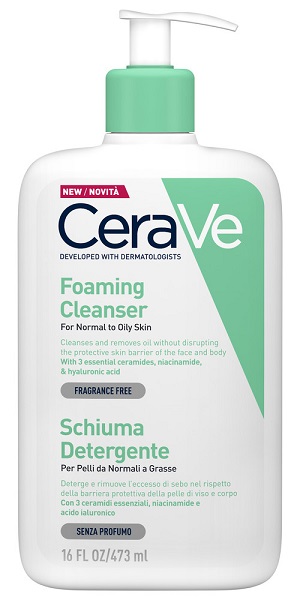 CERAVE SCHIUMA DETERGENTE VISO 473 ML - farmavitality.it
