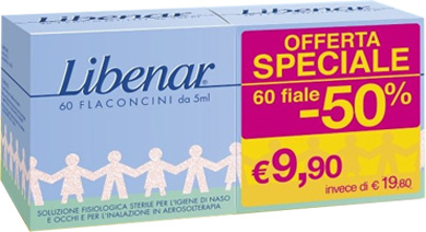 Chefaro Libenar 60 Flaconi 5 ml Soluzione Salina - farmavitality.it