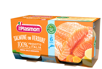 PLASMON OMOGENIZZATO SALMONE 4 X 80 G - farmavitality.it