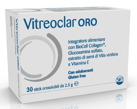 VITREOCLAR ORO 30 BUSTINE OROSOLUBILI DA 2,5 G - farmavitality.it
