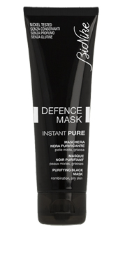DEFENCE MASK INSTANT PURE MASCHERA NERA PURIFICANTE 75 ML - farmavitality.it