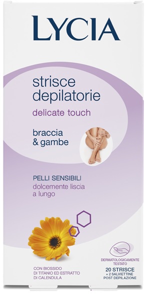 LYCIA 20 STRISCE BRACCIA/GAMBE PELLI DELICATE 12 PEZZI - farmavitality.it