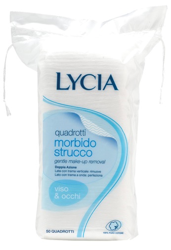 LYCIA 50 QUADROTTI COTONE STRISCIA 12 PEZZI - farmavitality.it