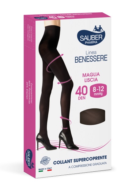 COLLANT SUPERCOPRENTE SAUBER 8-12MMHG NERO 5 - farmavitality.it