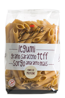 GAROFALO PENNONI PASTA SENZA GLUTINE LEGUMI E CEREALI 400 G - farmavitality.it
