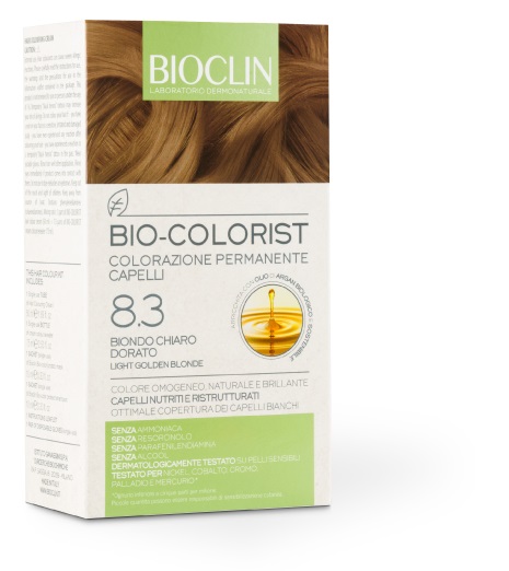 Bioclin Bio Colorist Colorazione Permanente 8.3 Biondo Chiaro Dorato - farmavitality.it