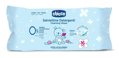 CHICCO COSMESI SALVIETTINE 16 PEZZI - farmavitality.it