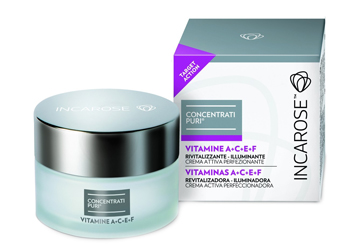 INCAROSE CONCENTRATO PURI CREMA VITAMINE A+C+E+F 50 ML - farmavitality.it