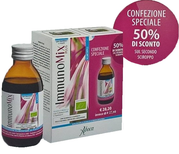IMMUNOMIX PLUS SCIROPPO CONFEZIONE SPECIALE 210 G + 210 G - farmavitality.it